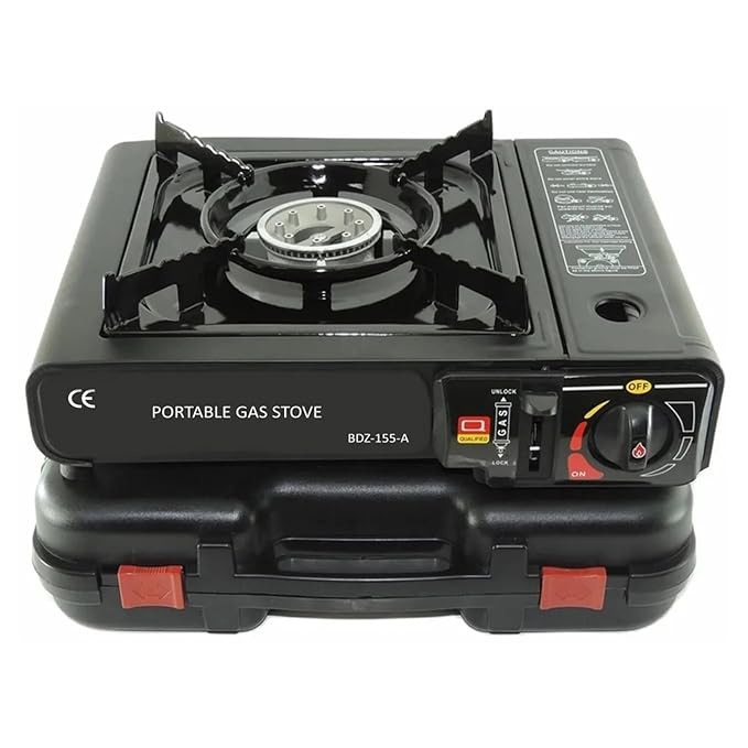 Portable Camping Gas Stove with Carrying Case