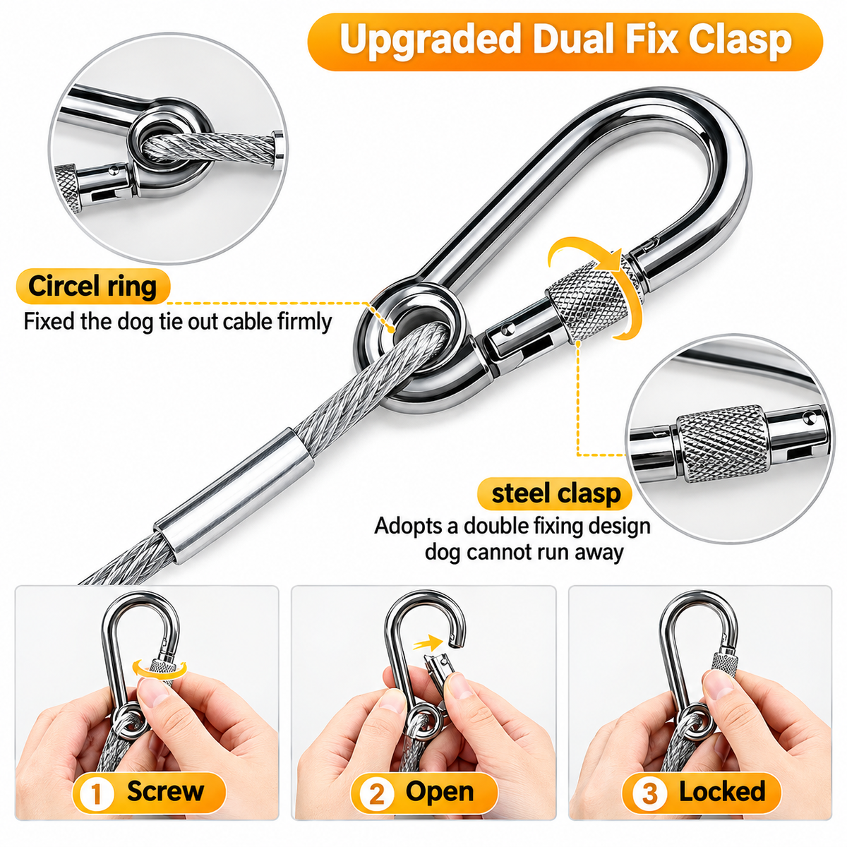 Heavy-Duty Stainless Steel Rope