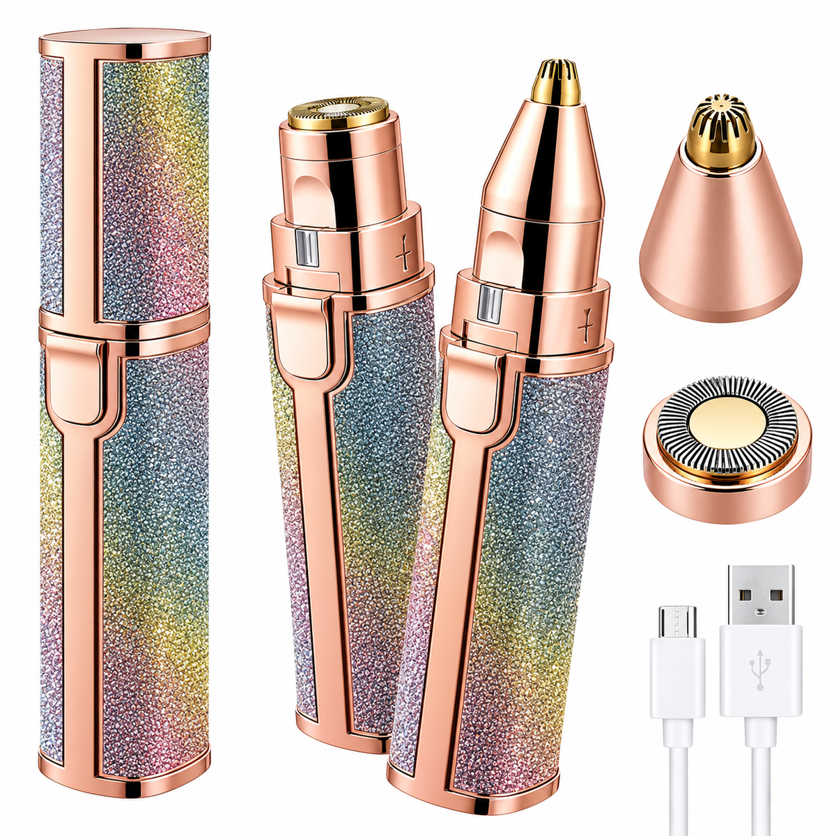 Facial Hair Remover & Trimmer 2-in-1