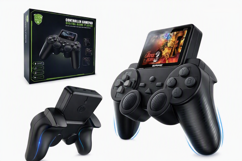 DXP S10 Handheld Gaming Console for Kids & Adults | 520 Built-in Classic Games | Retro Video Game Player | Portable Rechargeable Mini Game Box with TV Output | Toy Gift for Boys & Girls 6–14 Years