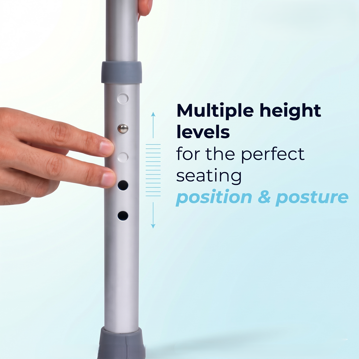 MCP Shower Chair For Seniors With Removable Back And Adjustable Legs