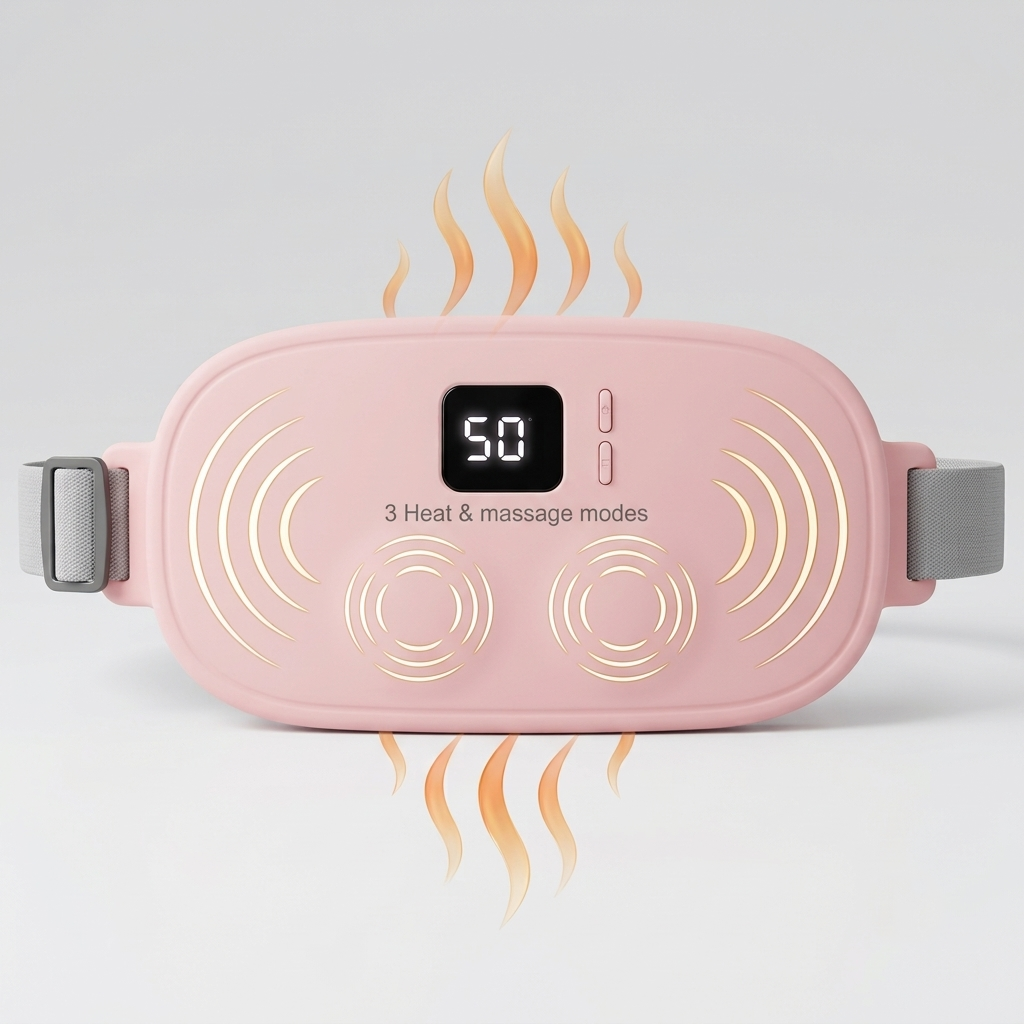 Cordless Heating & Massage Pad for Women