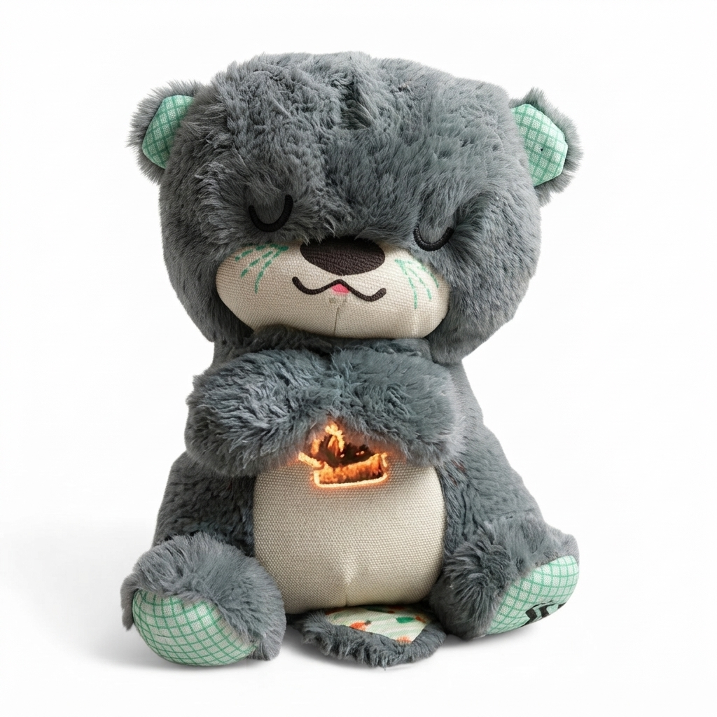 Teddy Bear with Breathing Light