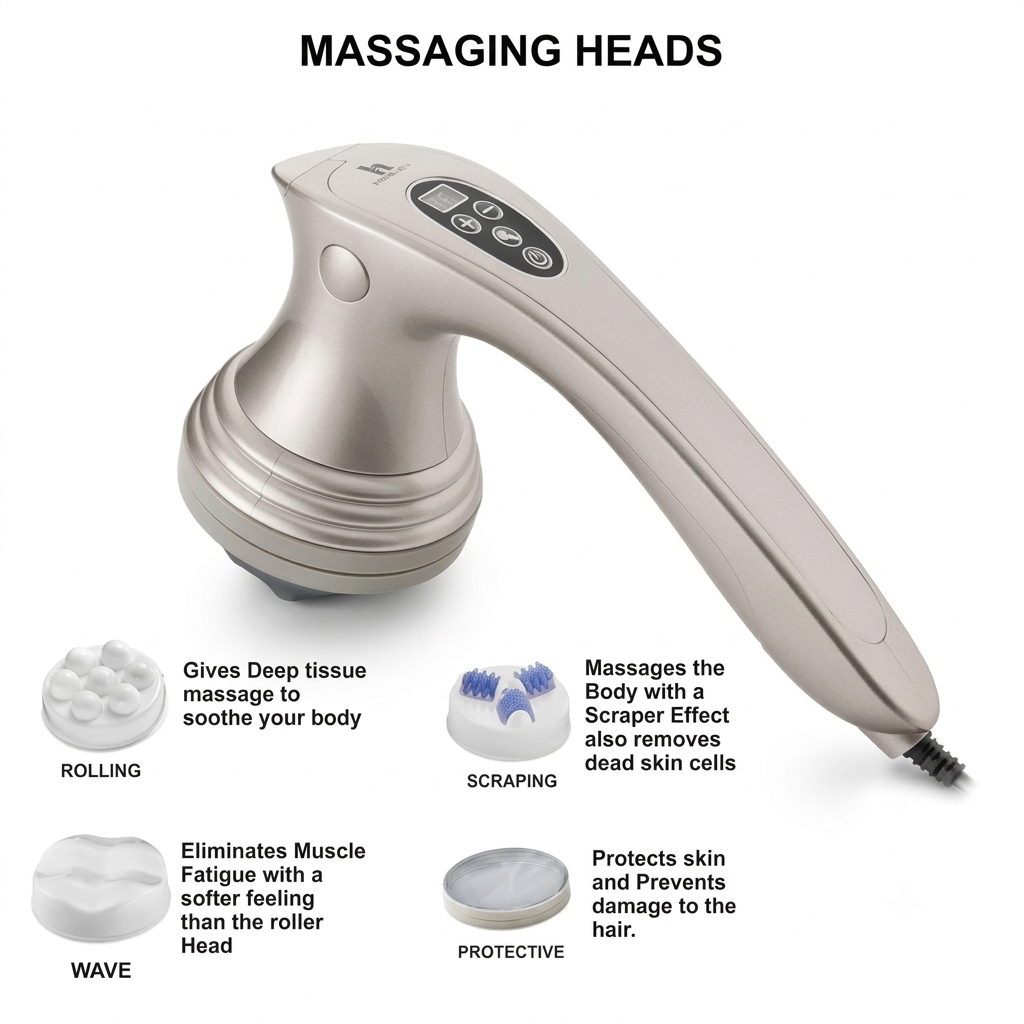 Hesley Electric Full Body Shiatsu Massager LY-652A