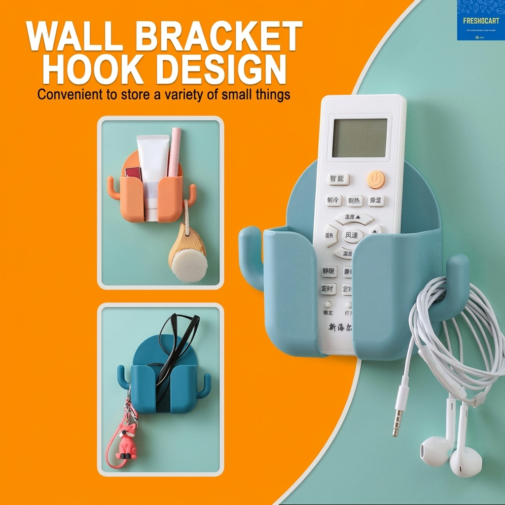 Wall-Mounted Holder with Hook