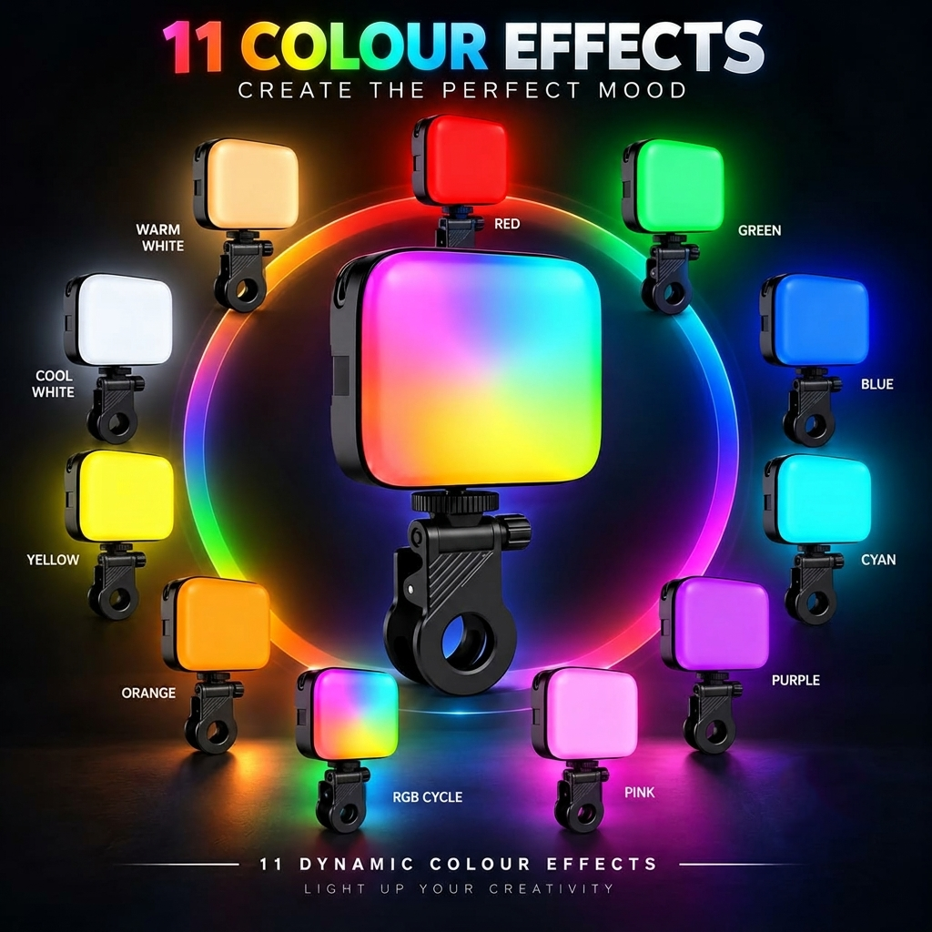 RGB Light for Video Shooting & Content Creation