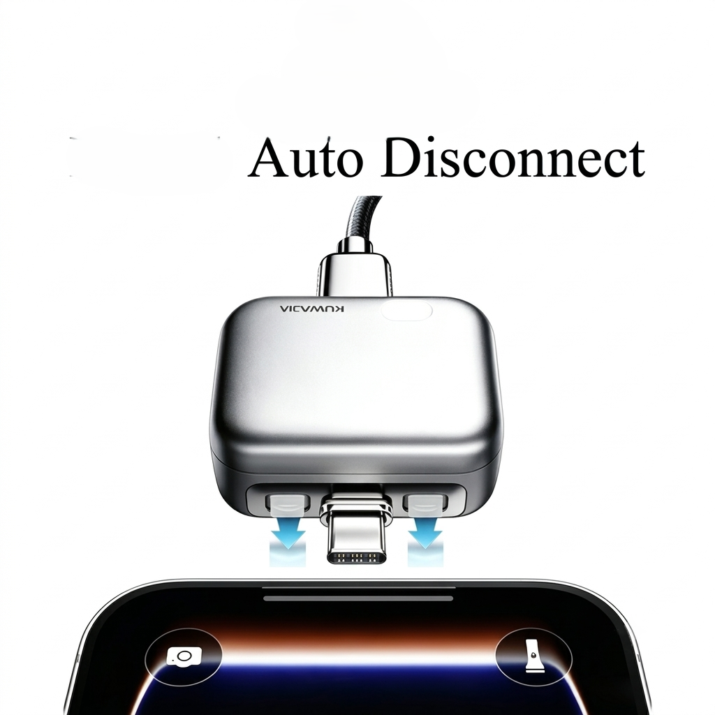 Smart Charger Adapter with Auto Power Disconnect for Mobile, Android & Tablet
