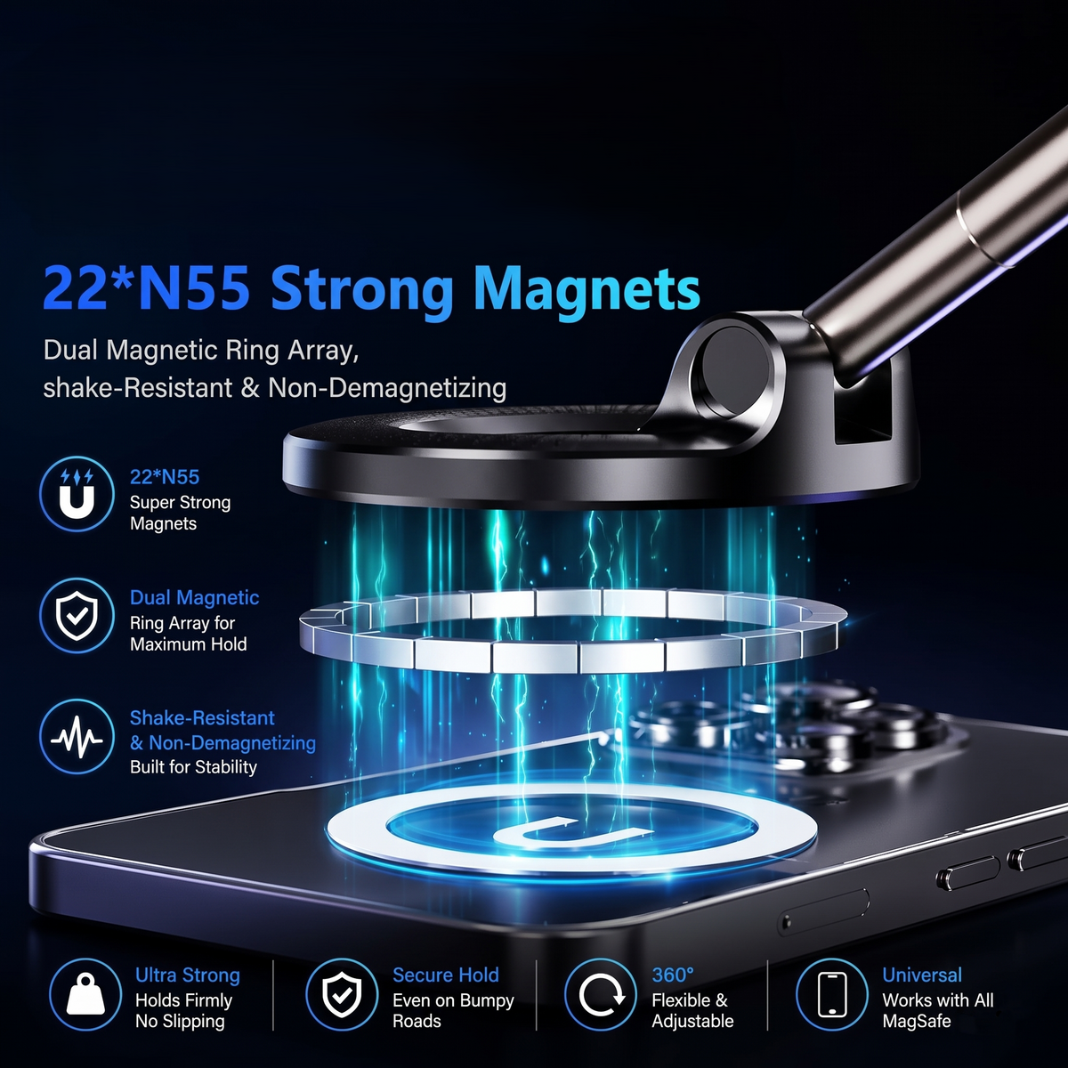 Magnetic Phone Mount 360°