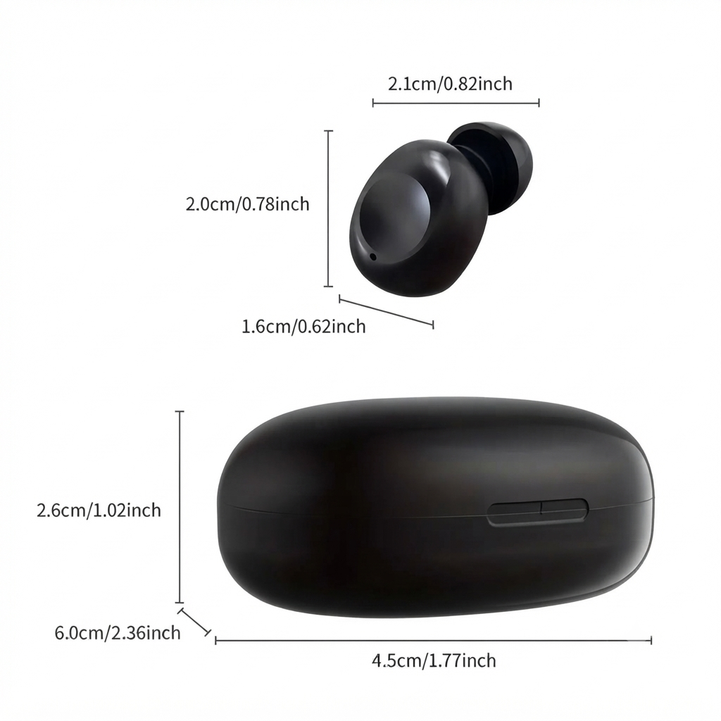 Axon K812 Rechargeable In-Ear Hearing Aid with Charging Case