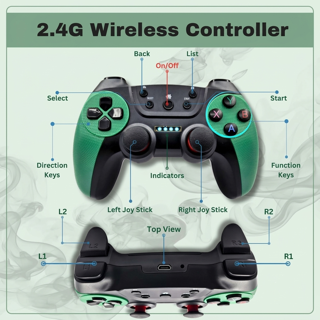 M22 Ultra Wireless Controller With 30K Games