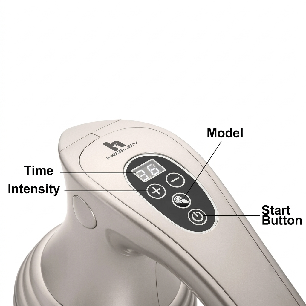 Hesley Electric Full Body Shiatsu Massager LY-652A