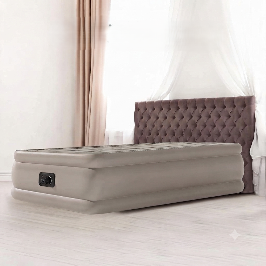 Inflatable Air Bed Mattress with Electric Pump