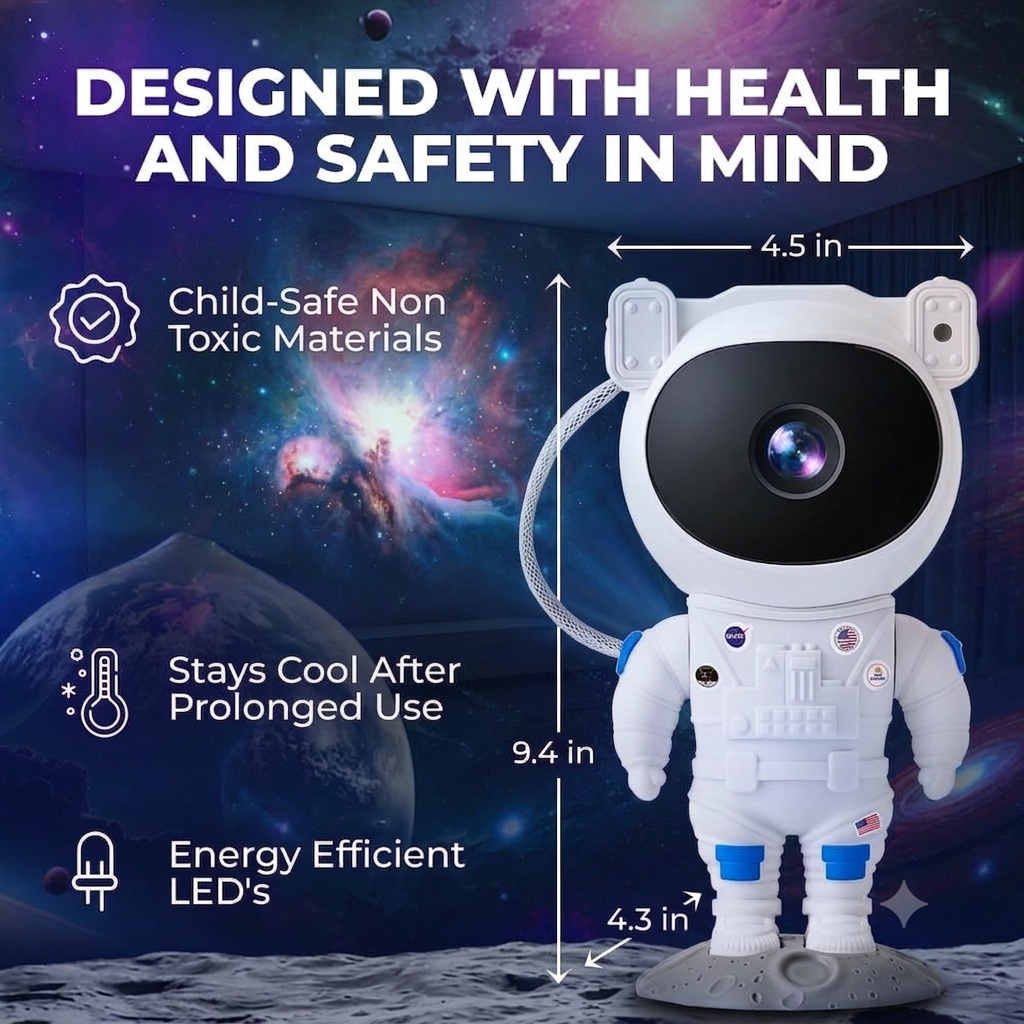 Space Nebula Star Projector Night Light with Remote