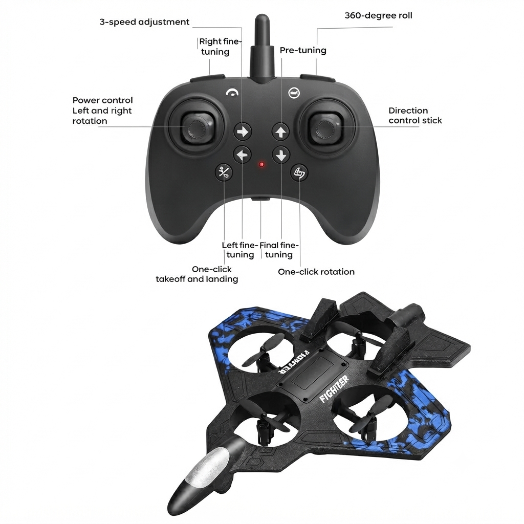 X33 Fighter Aircraft Remote Control Quadcopter Drone