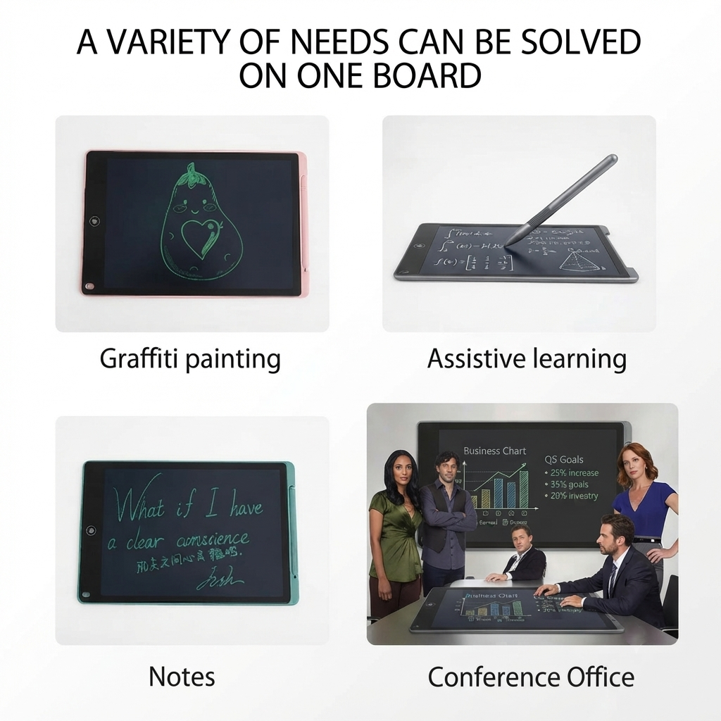 Rewritable LCD Writing & Drawing Pad