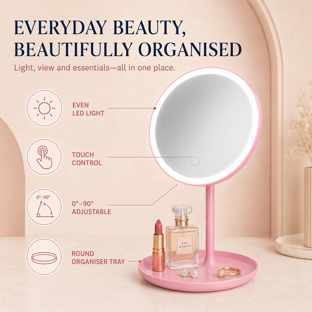 Professional LED Makeup Mirror
