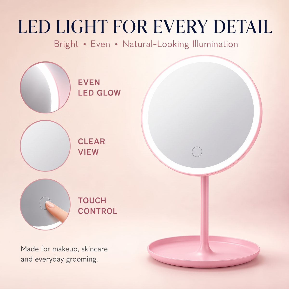 Professional LED Makeup Mirror