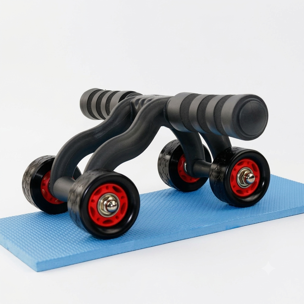 MCP 4-Wheel Ab Roller with Knee Mat