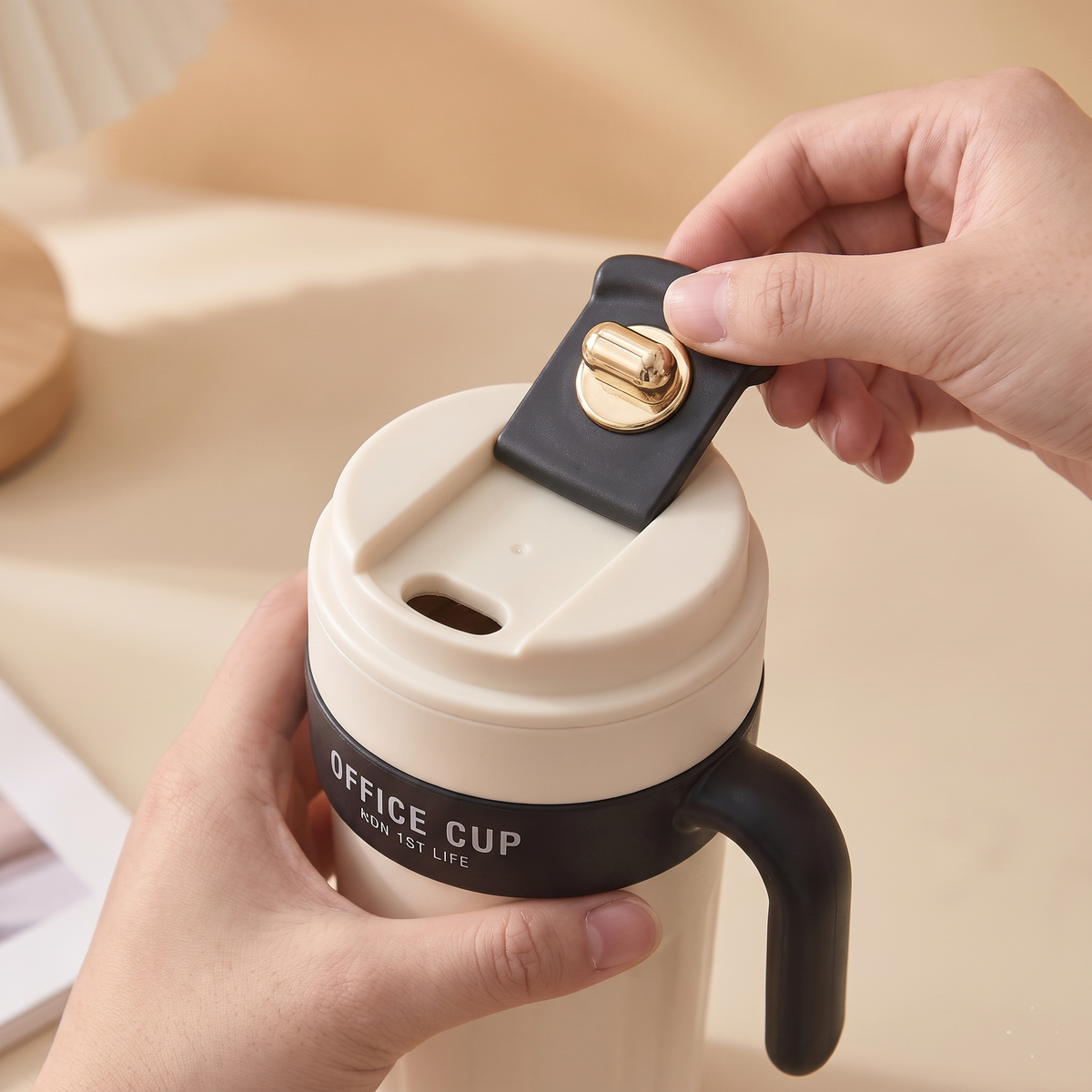 Stainless steel temprature tumbler