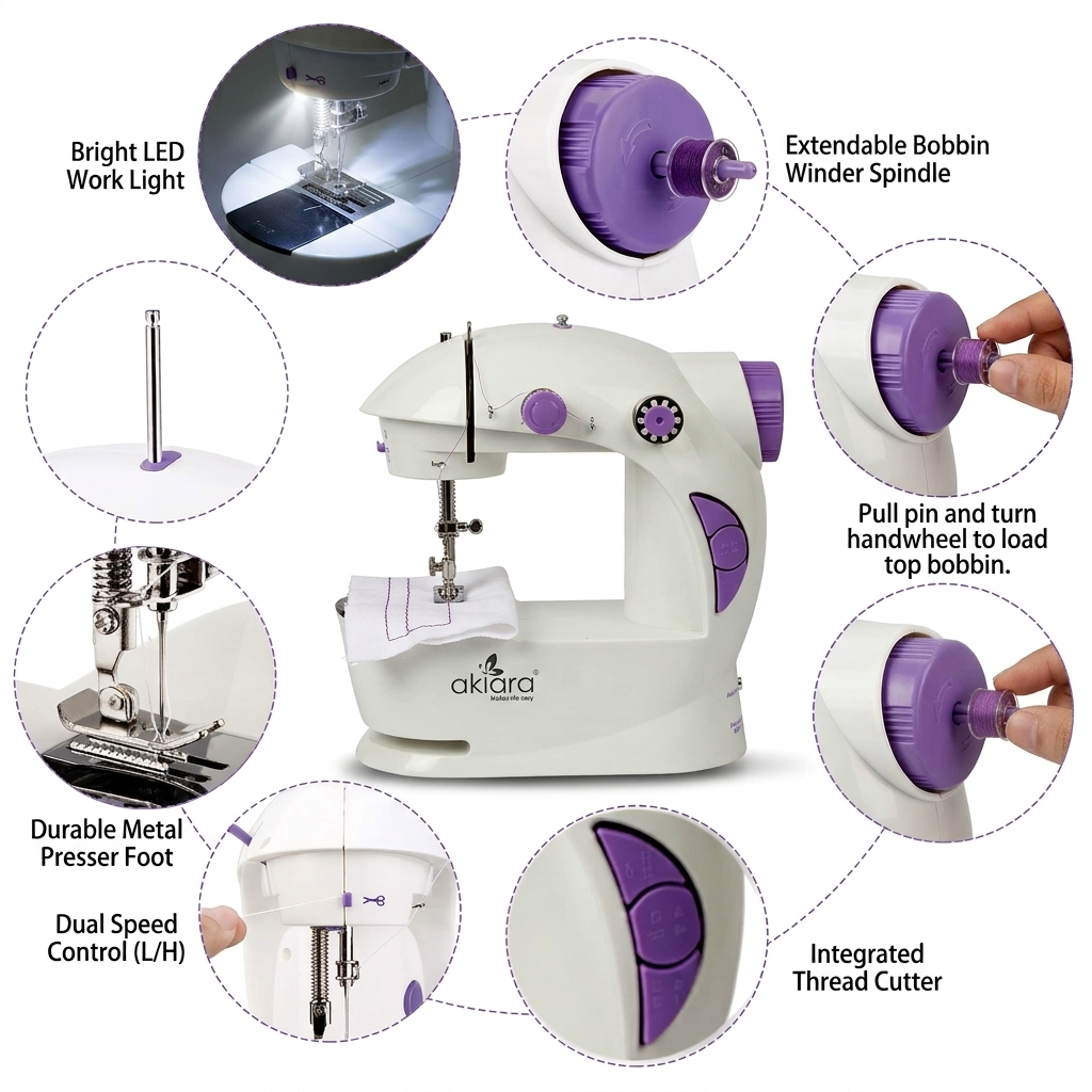 Mini  Electric Stitching & Sewing Machine