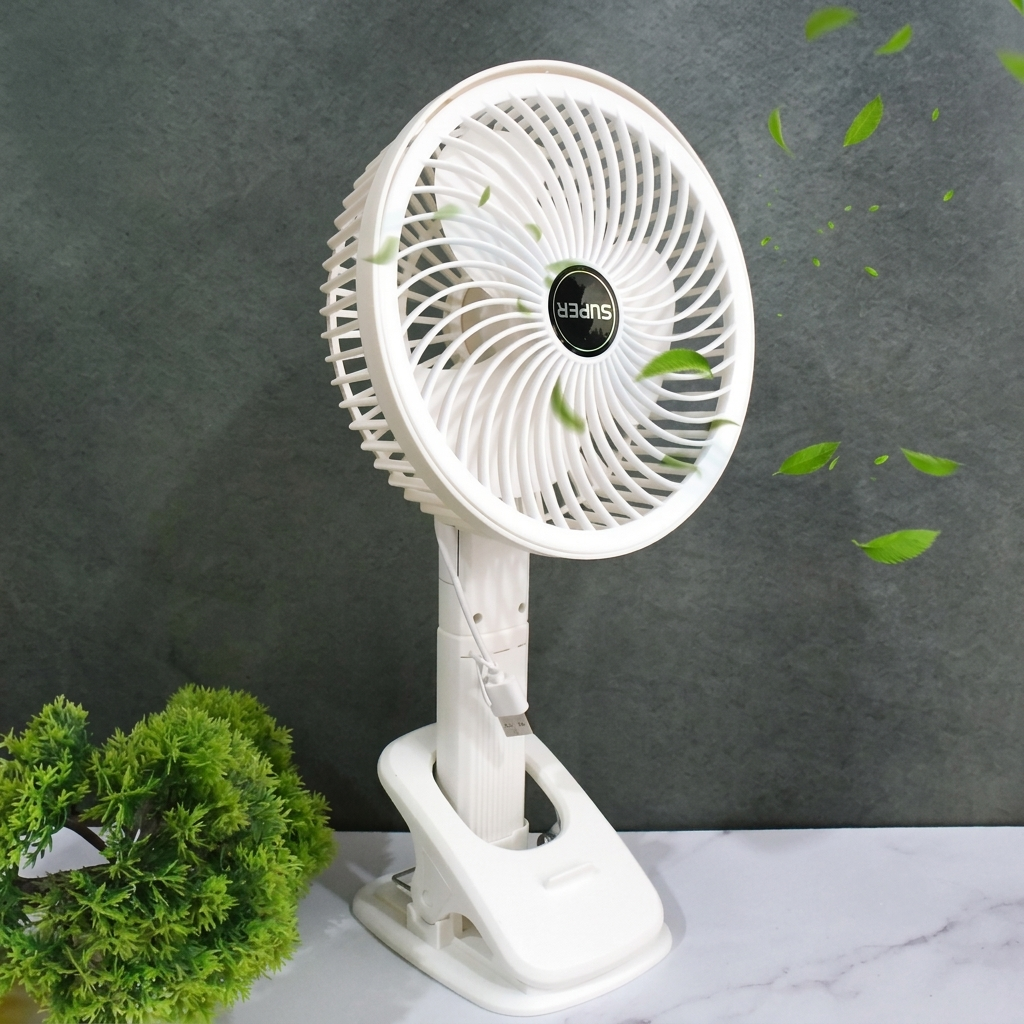 Clip On Mini Desk Fan