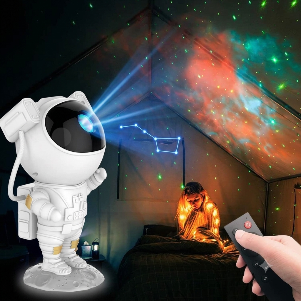 Space Nebula Star Projector Night Light with Remote