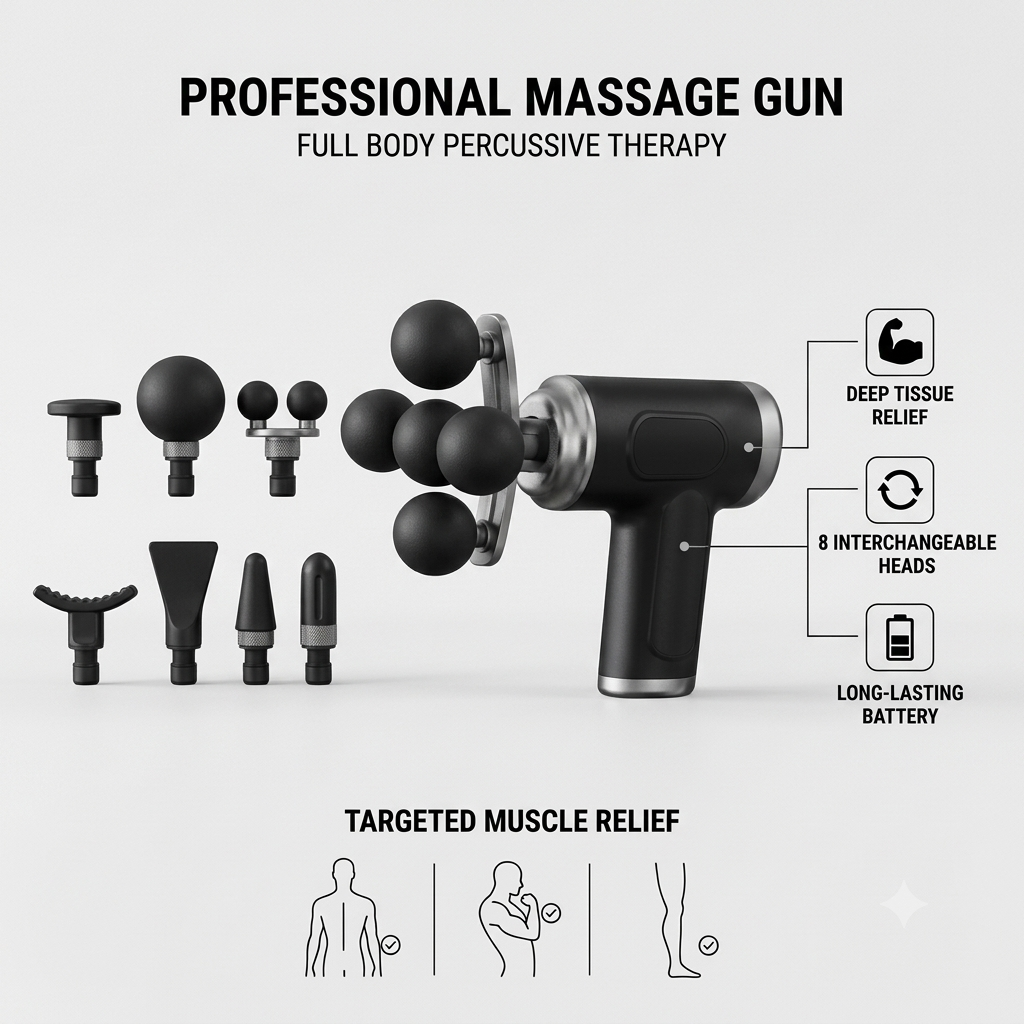 Premium massage gun - 5 Head