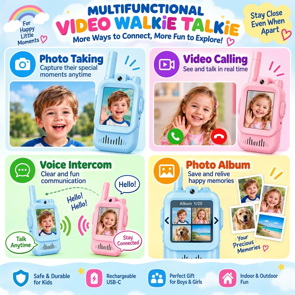 Talking Toy with Video & Voice For Kids