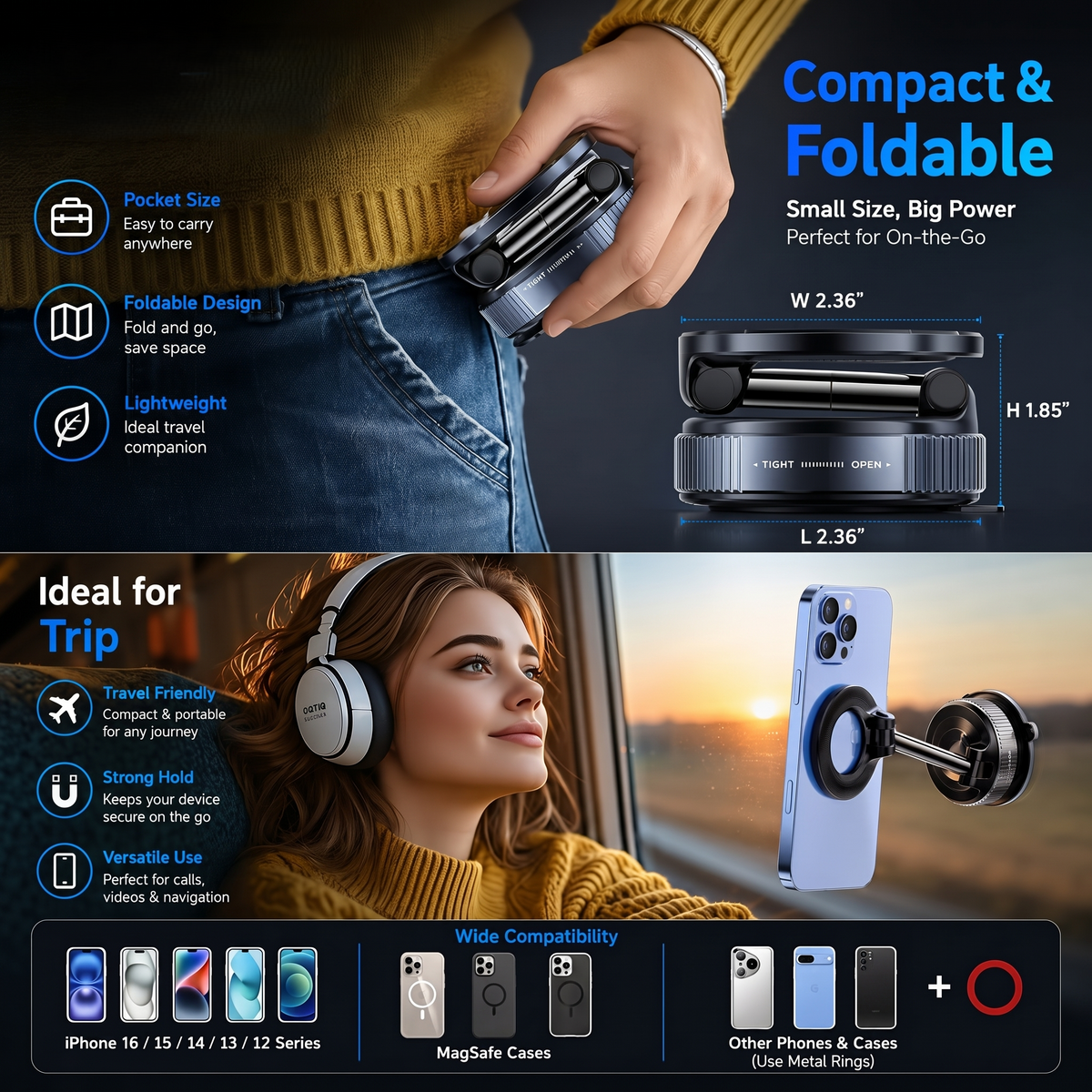 Magnetic Phone Mount 360°