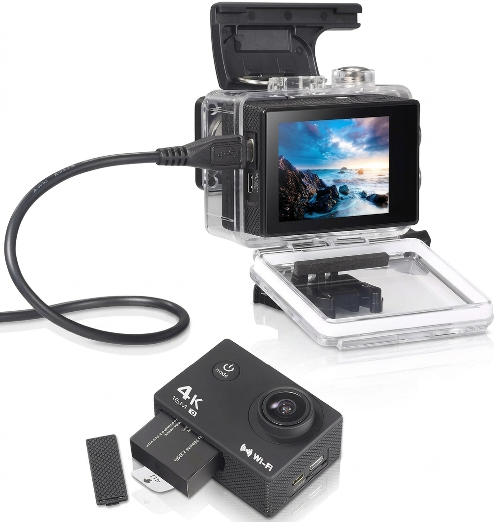 4K Sports Action Camera | 16MP with Wi-Fi