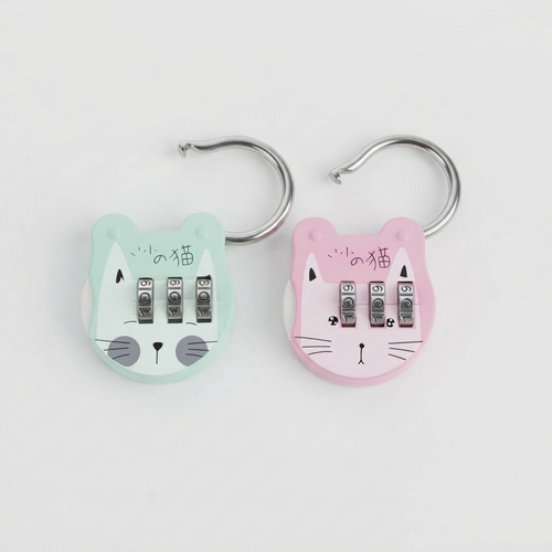 Cute Cat Design Shape Combination Lock