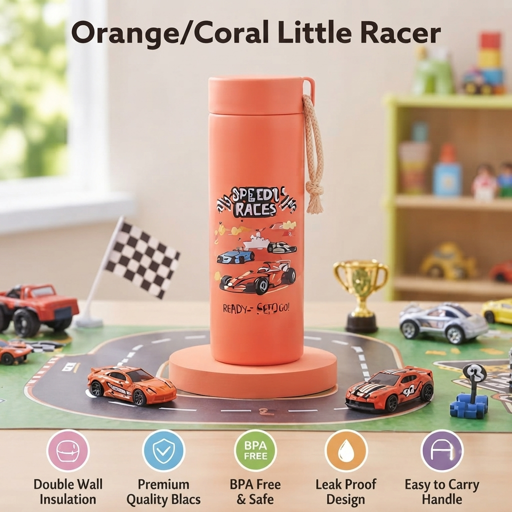 Kids Glass Water Bottle