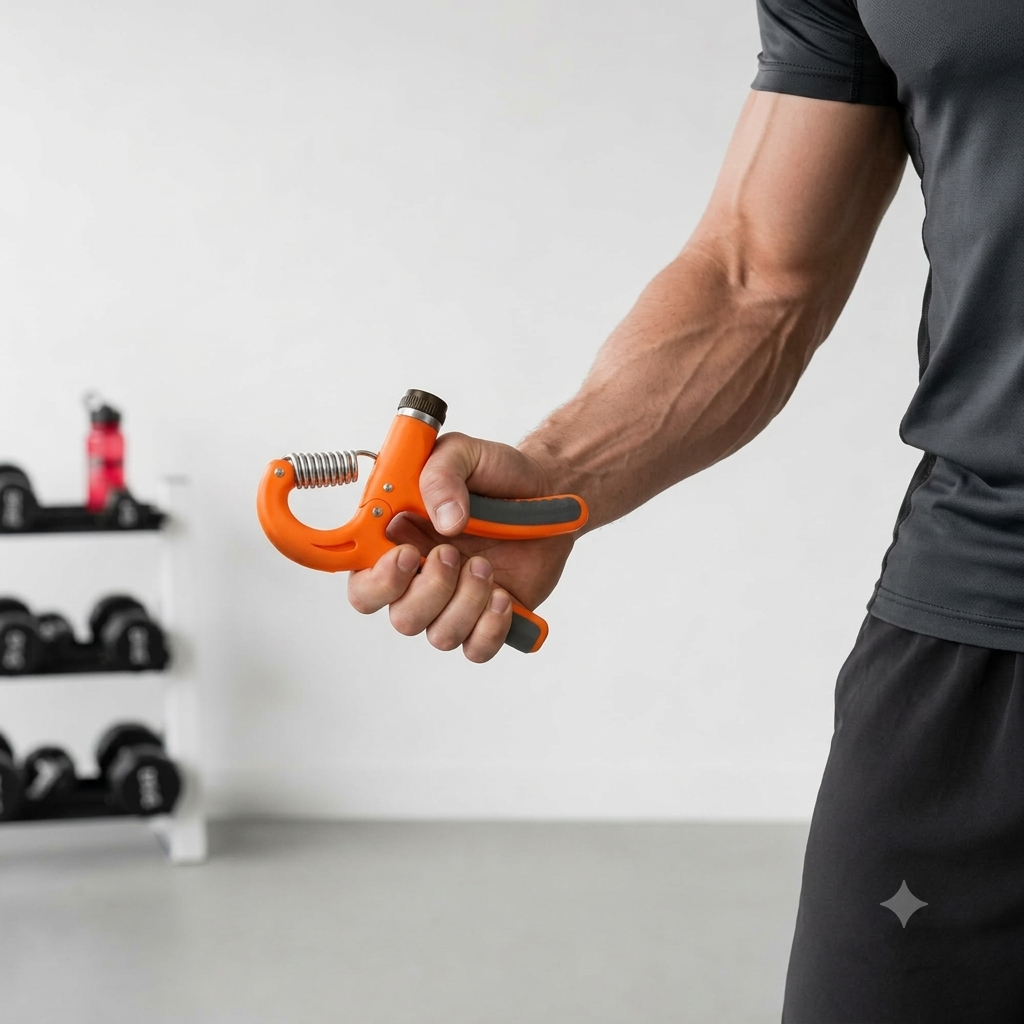 Hand Grip Strengthener with Counter