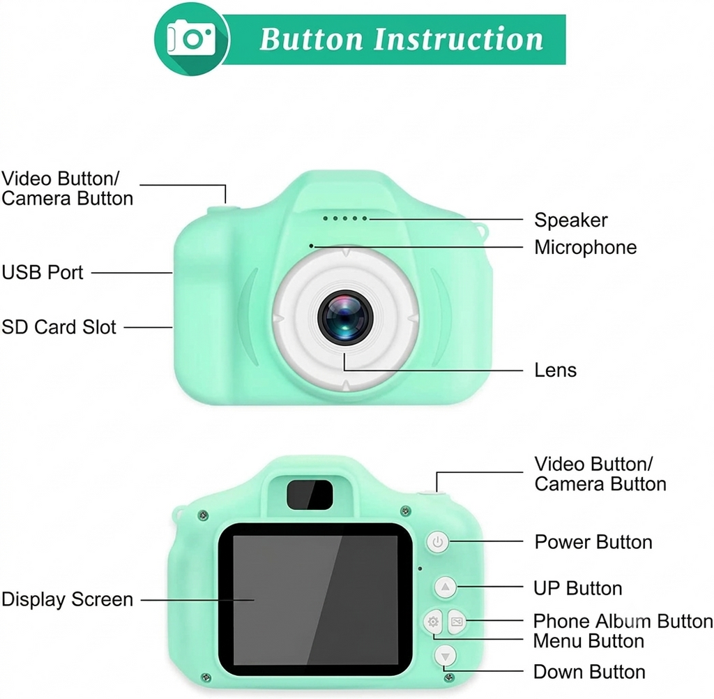 Ultimate Portable Action Cam for Kids - The Perfect Birthday Surprise