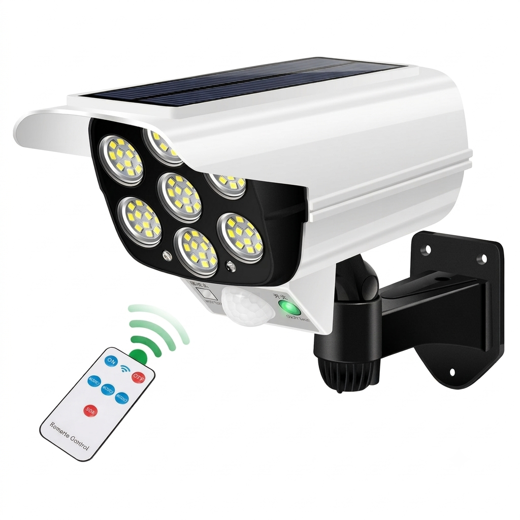 Solar Dummy Security Camera Light with Motion Sensor