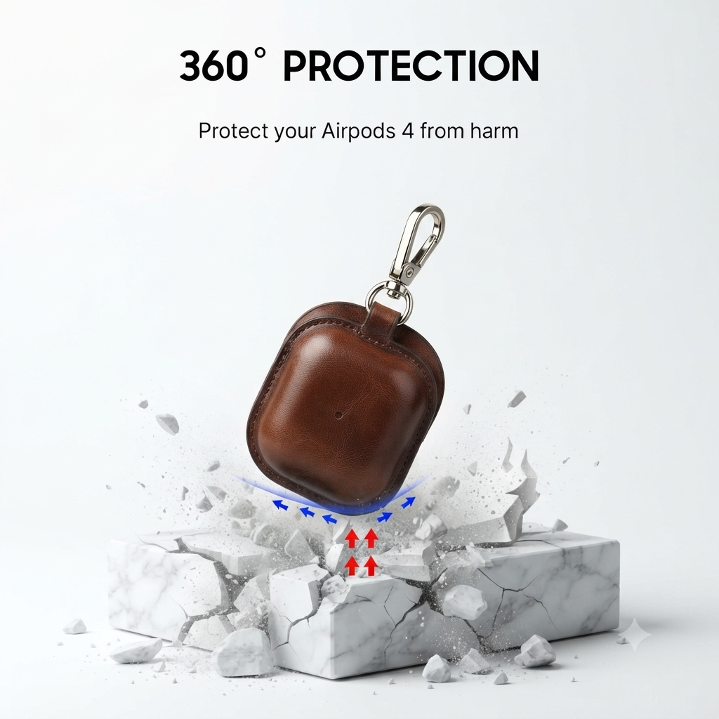 Leather Earphone Case Cover for AirPods 2 Pro (Multicolor)