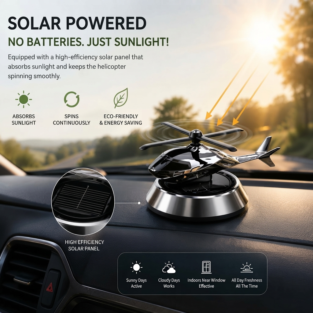 Soler Helicopter Design Car Perfume & Air Freshener
