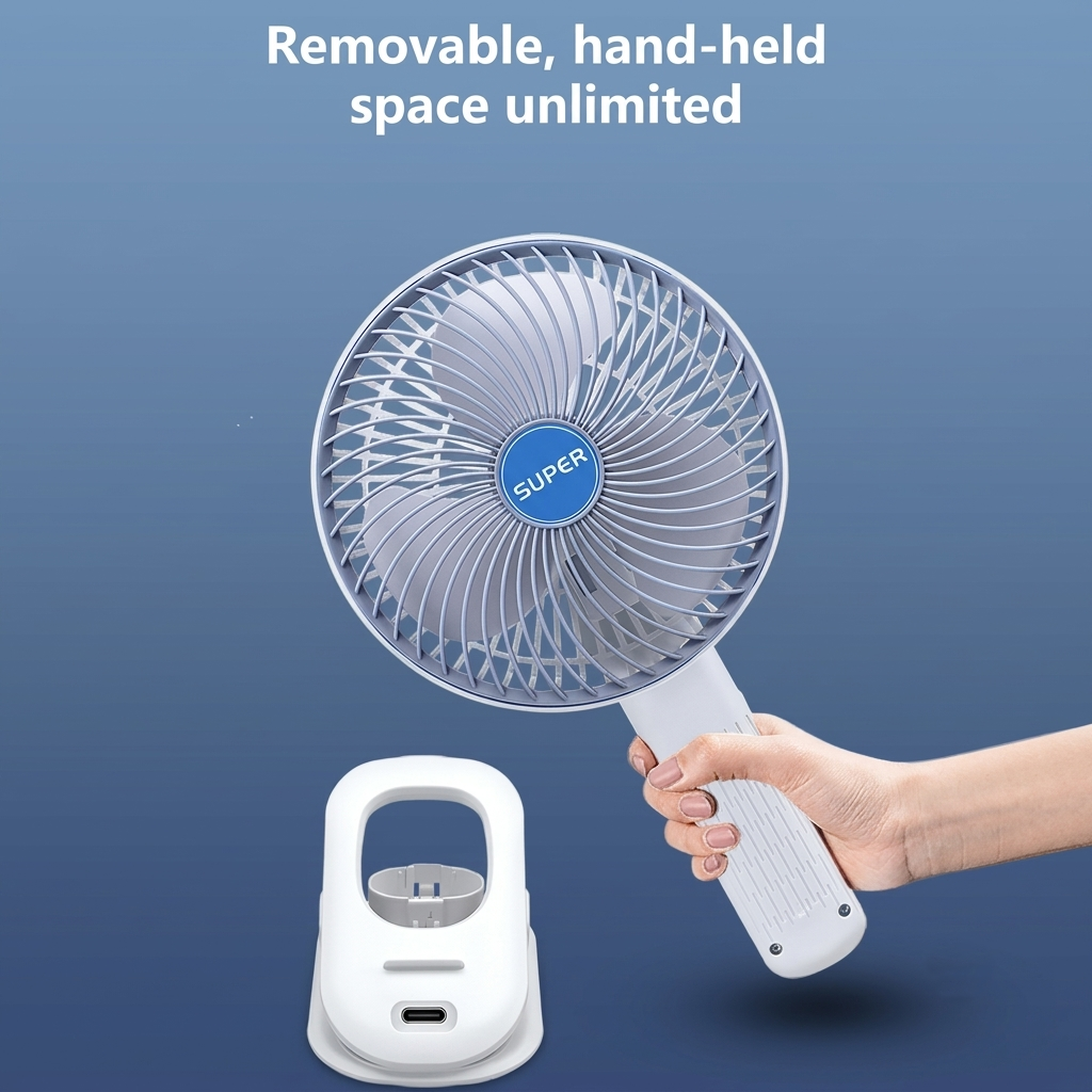 Clip On Mini Desk Fan