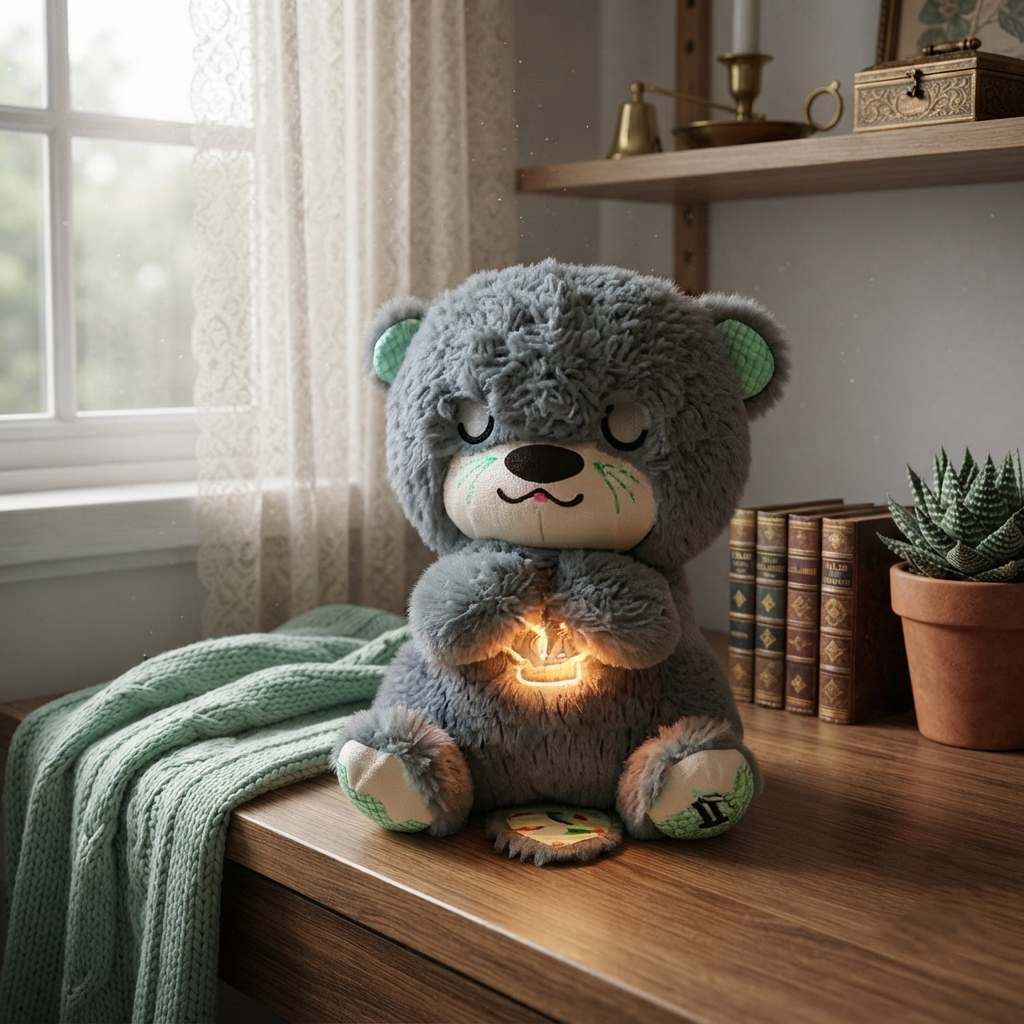 Teddy Bear with Breathing Light