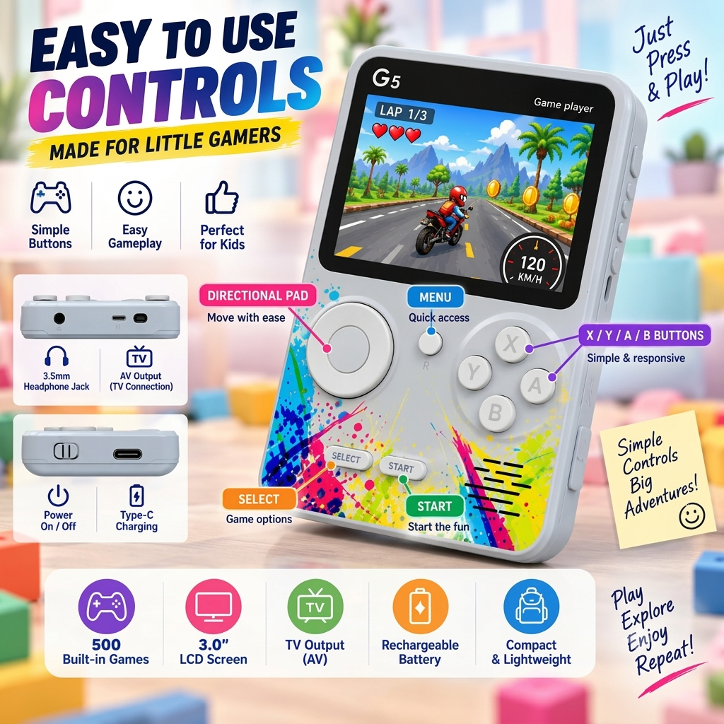 G5 Handheld Game Console
