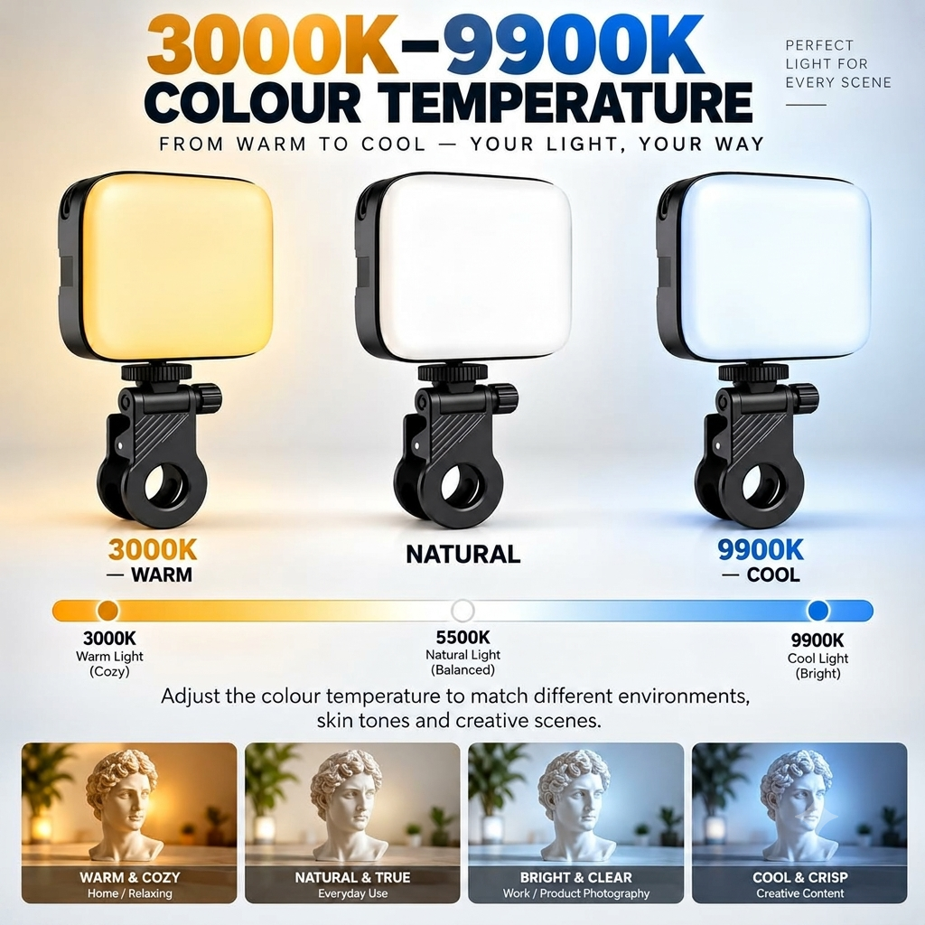 RGB Light for Video Shooting & Content Creation