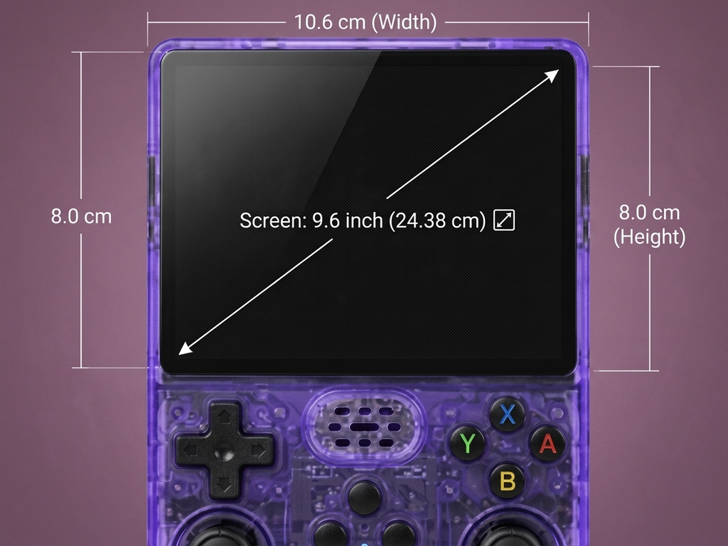 R36S Retro Emulator Handheld Video Game Console, Built-in 22,000+ Games, 3.5 Inch IPS HD Screen,Up to 6 Hours Play Time,Rechargeable Portable Gaming Device,Gift for Boys & Girls