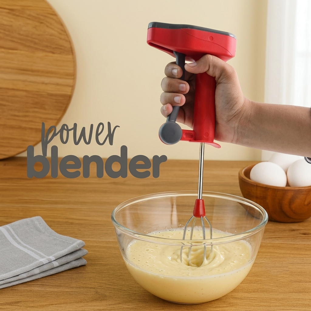 Multipurpose Hand Blender with Stainless Steel Whisk