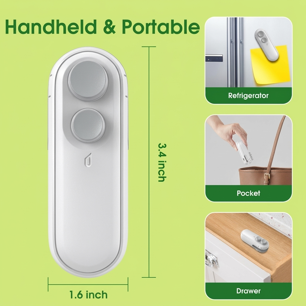 Mini Portable Bag Sealer & Cutter