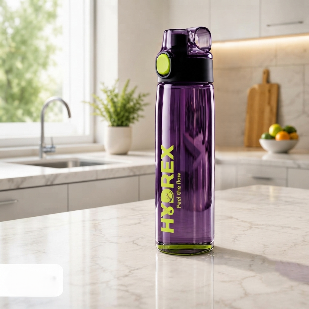 HYDREX Premium Transparent Water Bottle – 950ml