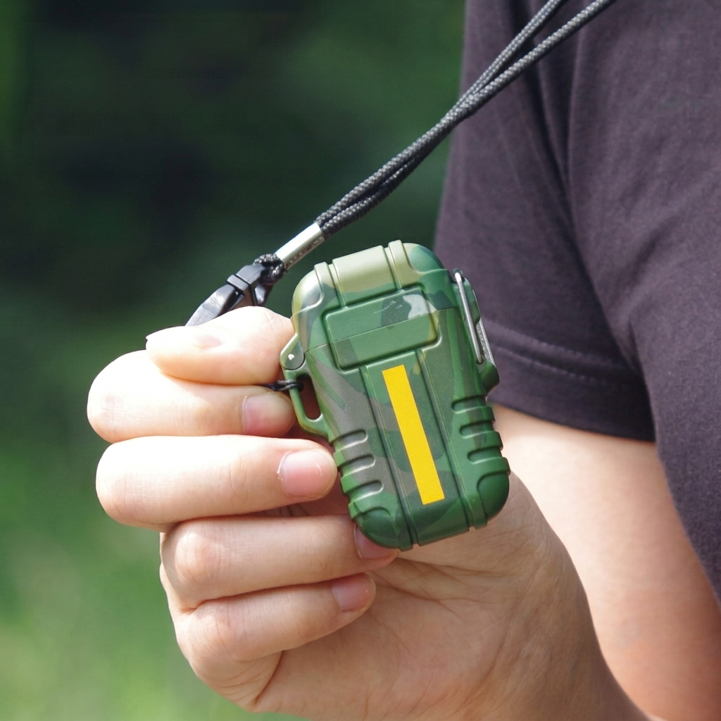 Military Green Arc Lighter