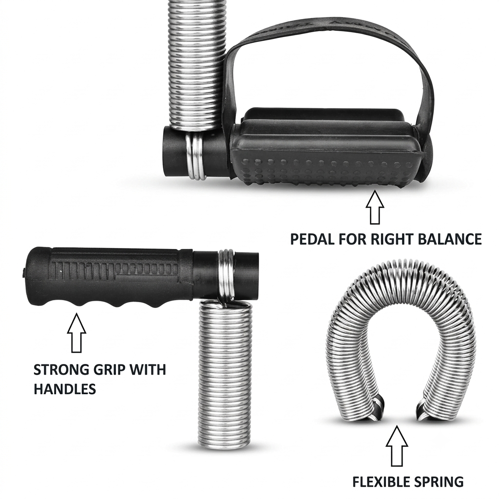 Single Spring Heavy Duty Ab & Core Exerciser