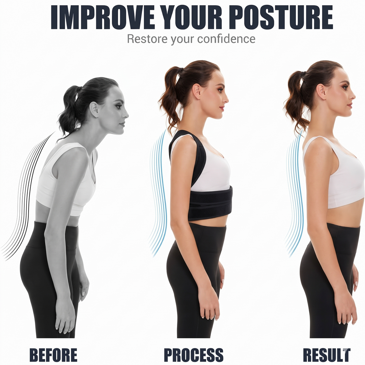 Premium Magnetic Back Brace Posture Corrector