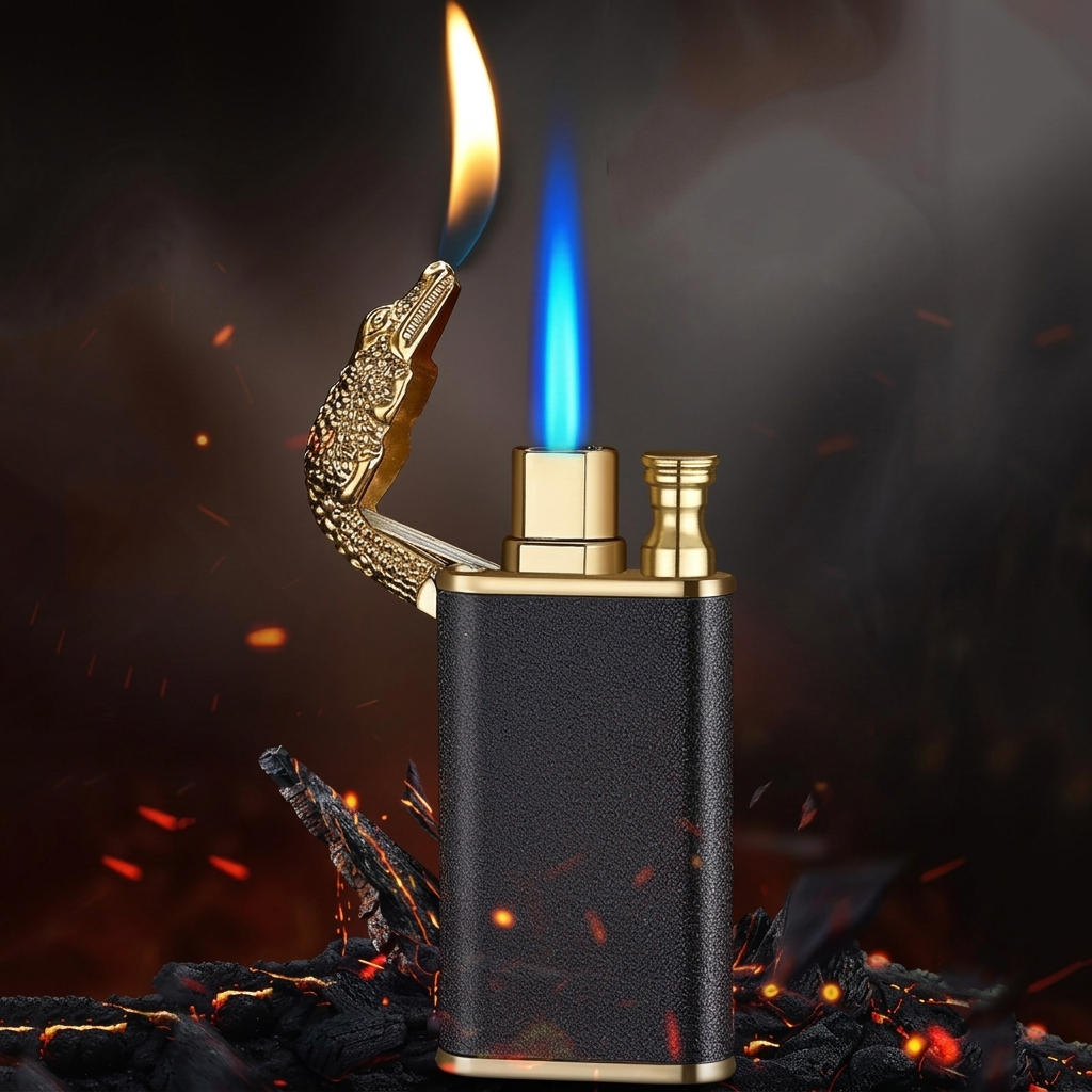 Dragon Head Metal Lighter