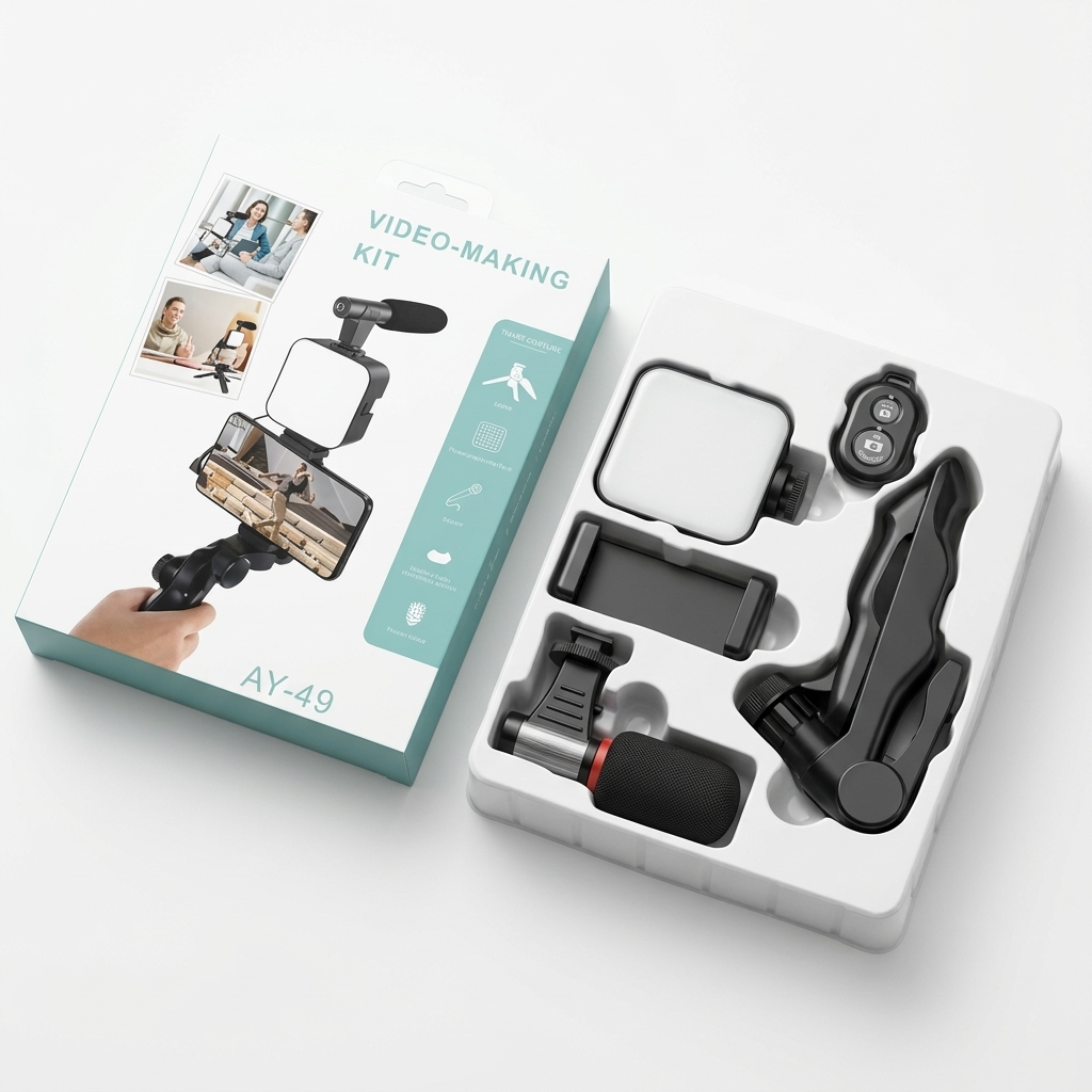 Handheld Phone Rig Stabilizer for Vlogging & Video